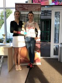 Серебряный призёр Положинцева Елена(слева)