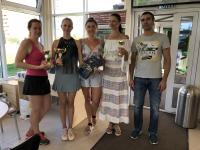 Слева направо: Лапуть Наталия(2м),Положинцева Елена(1м), Гудкина Наталья, Киршина Анна(3м)